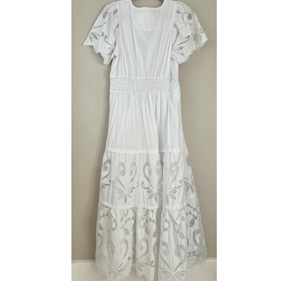 By Anthropologie White Lace Maxi Dress - Picture 3 of 7